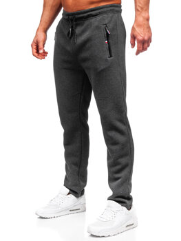 Antracito spalvos vyriškos oversize sportinės kelnės Bolf JX6261