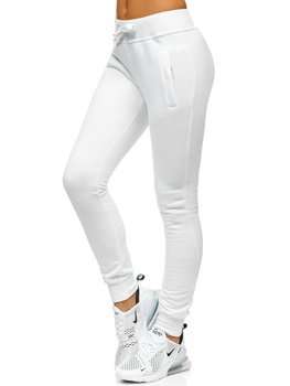 Baltos moteriškos sportinės kelnės Bolf CK-01