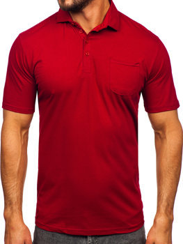 Bordiniai vyriški medvilniniai polo marškinėliai Bolf 143006