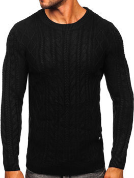 Juodas vyriškas megztinis Bolf MM6010
