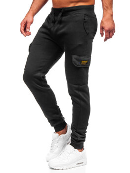 Juodos vyriškos jogger cargo kelnės Bolf JX8709