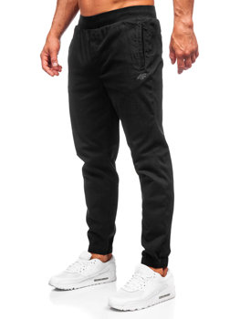 Juodos vyriškos jogger kelnės casual 4F M154