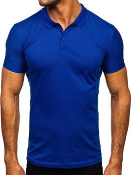 Kobalto splavos vyriški polo marškinėliai Bolf GD02