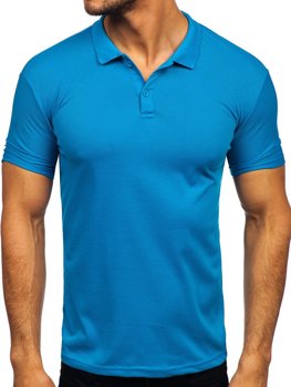 Mėlyni vyriški polo marškinėliai Bolf GD02