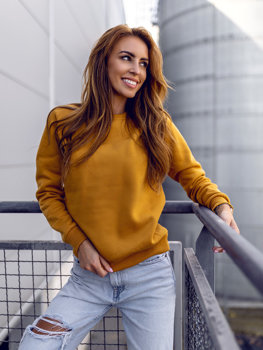 Moteriškas džemperis šviesiai rudas Bolf W01