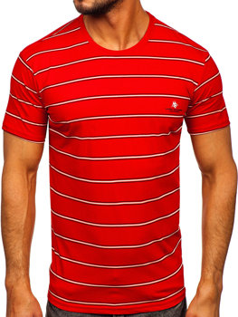 Raudoni vyriški marškinėliai Bolf 14952