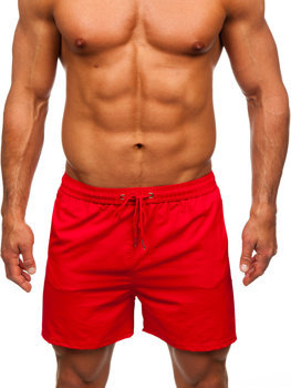 Raudoni vyriški maudymosi šortai Bolf XL018