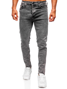 Slim Fit vyriški džinsai Grafitas Bolf 6506