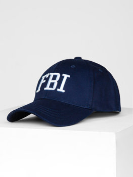 Tamsiai mėlyna kepurė su snapeliu Bolf CZ05