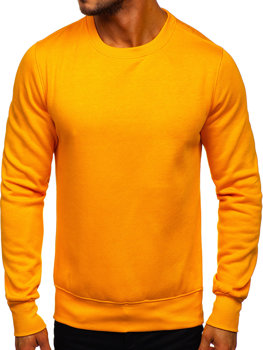 Vyriškas džemperis be gobtuvo šviesiai oranžinis Bolf 2001