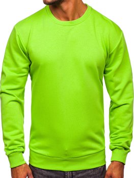 Vyriškas džemperis be gobtuvo šviesiai žalias Bolf 171715