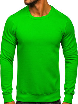 Vyriškas džemperis be gobtuvo šviesiai žalias Bolf 2001