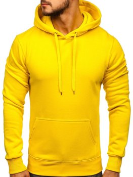Vyriškas džemperis su gobtuvu geltonas Bolf 2009