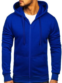 Vyriškas džemperis su gobtuvu mėlynas Bolf 2008
