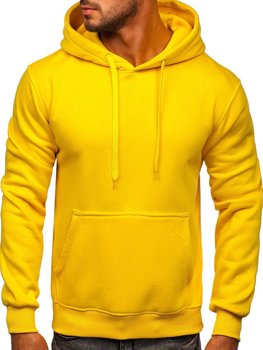 Vyriškas džemperis su gobtuvu šviesiai geltonas Bolf 2009