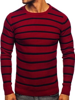 Vyriškas megztinis bordinis Bolf 4356