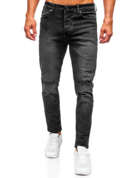 Vyriški Slim Fit džinsai Juoda Bolf 6526