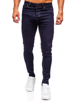 Vyriški džinsai Skinny Fit Tamsiai mėlyna Bolf 5308