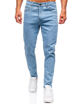 Vyriški džinsai slim fit Mėlyna Bolf 6460