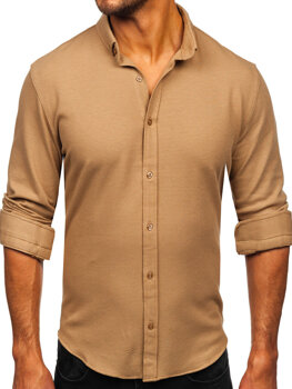 Vyriški muslino marškinėliai ilgomis rankovėmis Ruda Bolf 506