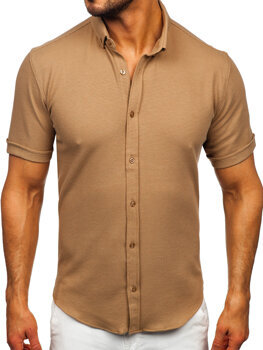 Vyriški muslino marškinėliai trumpomis rankovėmis Ruda Bolf 2013