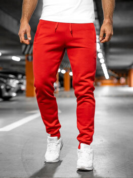 Vyriškos jogger kelnės raudonos Bolf XW01