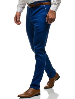 Vyriškos mėlynos vizitinės kelnės Bolf 4326
