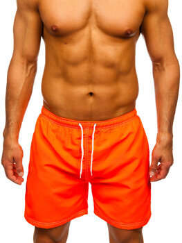 Vyriškos plaukimo kelnaitės Tamsiai oranžinė Bolf HN101