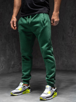 Vyriškos sportinės jogger kelnės žalios Bolf XW01-C
