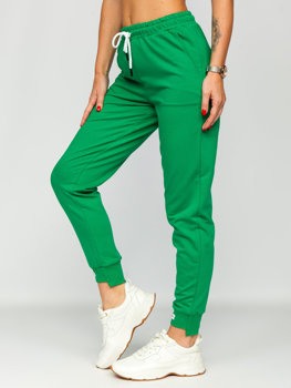 Žalios moteriškos sportinės kelnės Bolf VE13