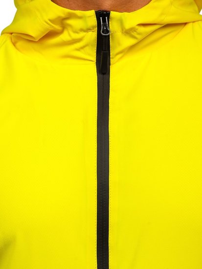 Geltona vyriška sportinė striukė Bolf HH035