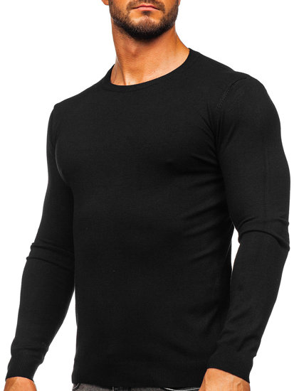 Juodas vyriškas megztinis Bolf MMB602