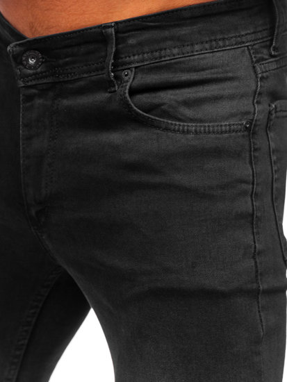 Juodos vyriškos džinsinės kelnės slim fit Bolf 6693S