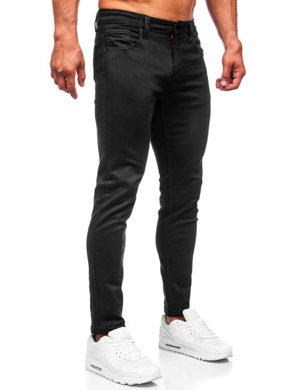 Juodos vyriškos džinsinės kelnės slim fit Bolf KX576-13