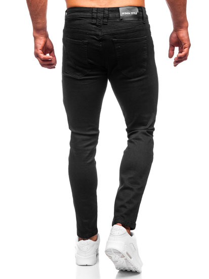 Juodos vyriškos džinsinės kelnės slim fit Bolf KX576-13