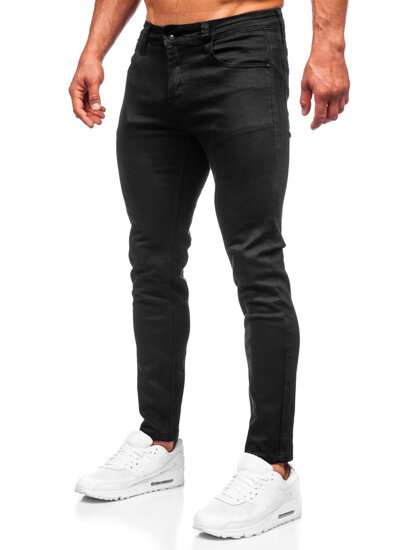 Juodos vyriškos džinsinės kelnės slim fit Bolf KX576-13A