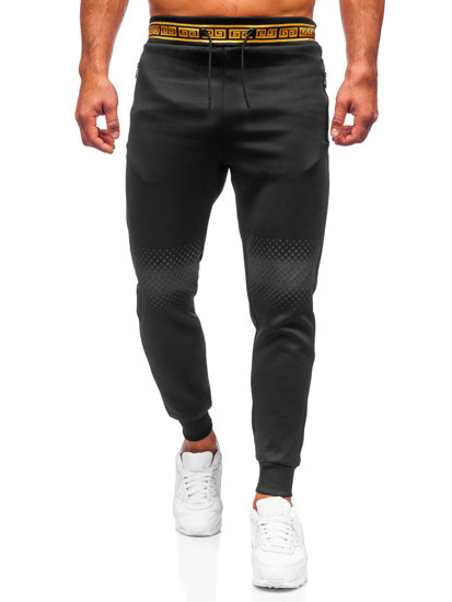 Juodos vyriškos jogger kelnės Bolf HM383