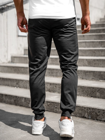Juodos vyriškos jogger kelnės Bolf JX5003A