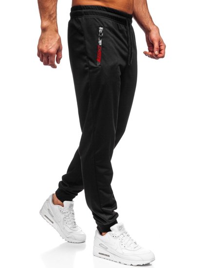 Juodos vyriškos jogger kelnės Bolf JX9515