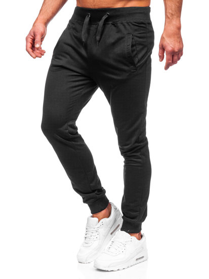 Juodos vyriškos jogger kelnės Bolf XW02