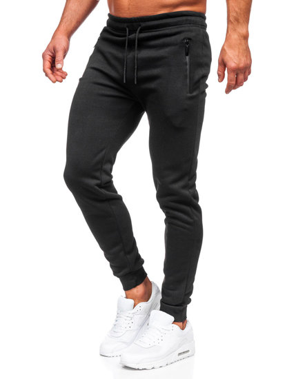 Juodos vyriškos sportinės jogger kelnės Bolf JX6009