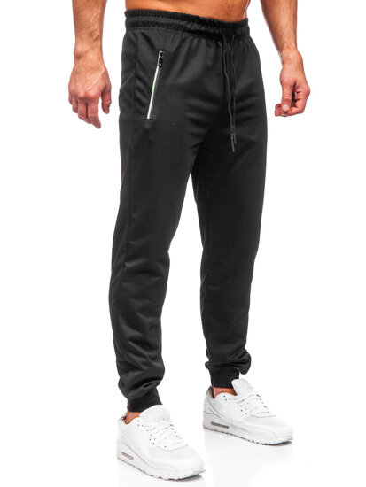 Juodos vyriškos sportinės jogger kelnės Bolf JX6108