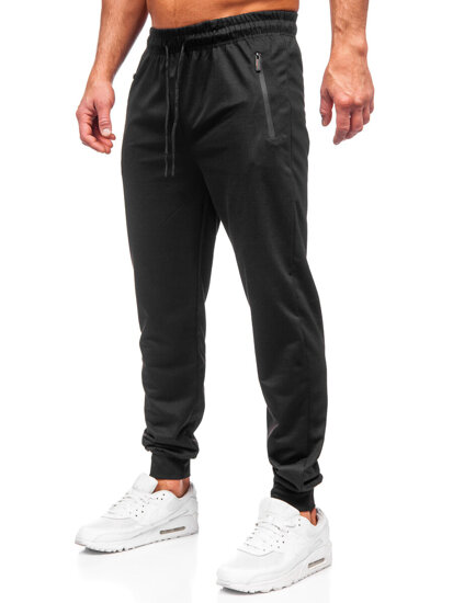 Juodos vyriškos sportinės jogger kelnės Bolf JX6109