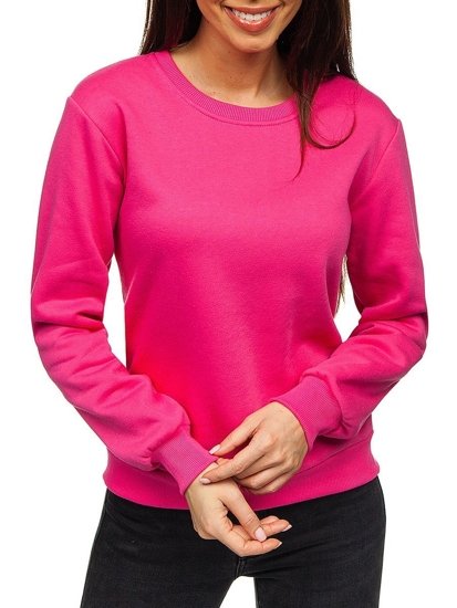 Moteriškas džemperis tamsiai rožinis Bolf W01