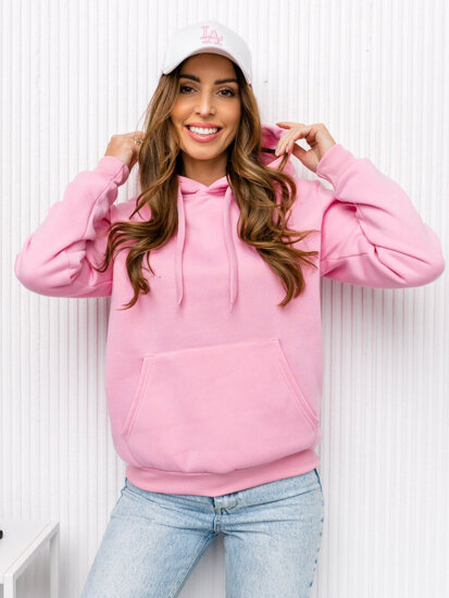 Rožinis moteriškas džemperis Bolf W02