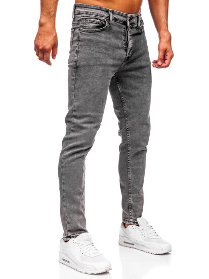 Slim Fit vyriški džinsai Grafitas Bolf 6506