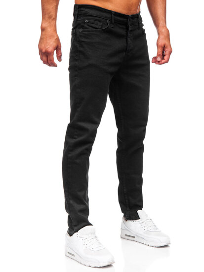 Slim Fit vyriški džinsai Juoda Bolf 6500