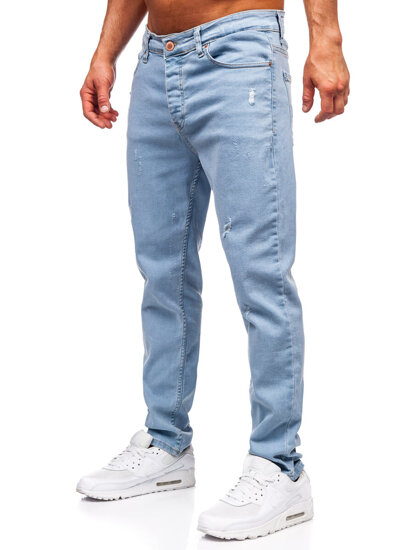 Slim Fit vyriški džinsai Mėlyna Bolf 6447