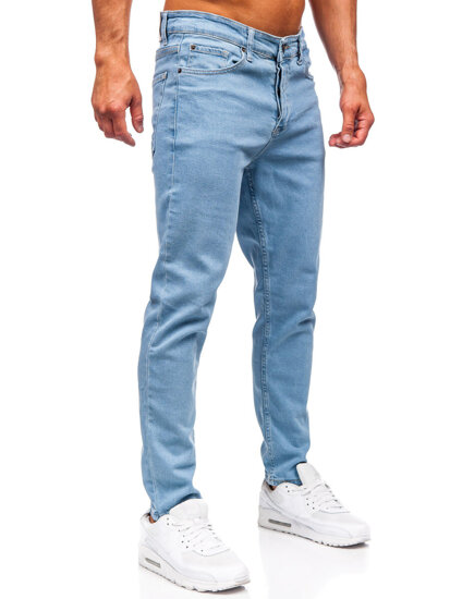 Slim Fit vyriški džinsai Mėlyna Bolf 6460