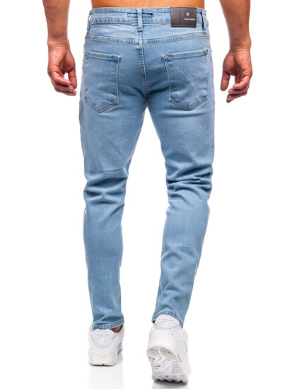 Slim Fit vyriški džinsai Mėlyna Bolf 6472